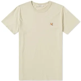 Maison Kitsuné Fox Head Patch TeeBeige