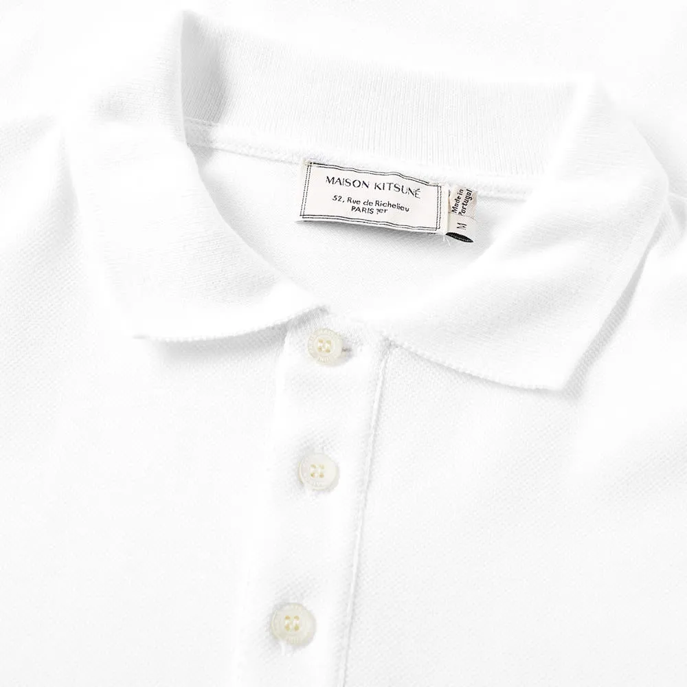 Maison Kitsuné Tricolour Fox PoloWhite