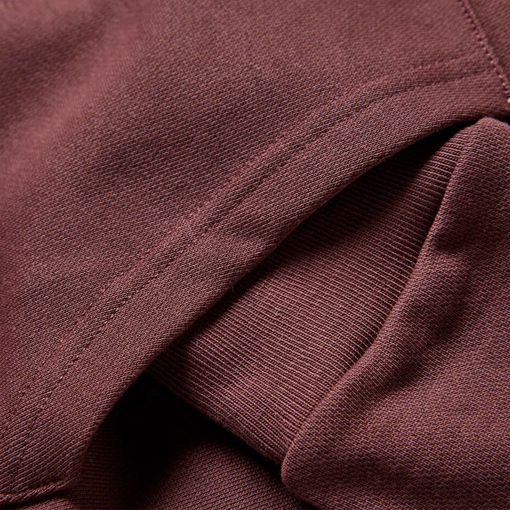 Maison Kitsuné Tricolour Fox Popover HoodyBurgundy