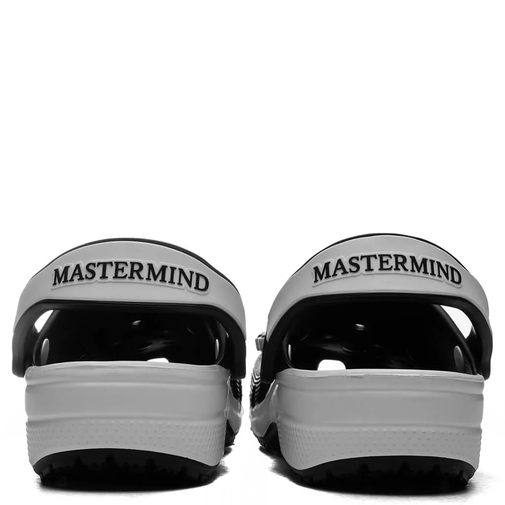 Mastermind Japan x Crocs Classic Clog - Black/White