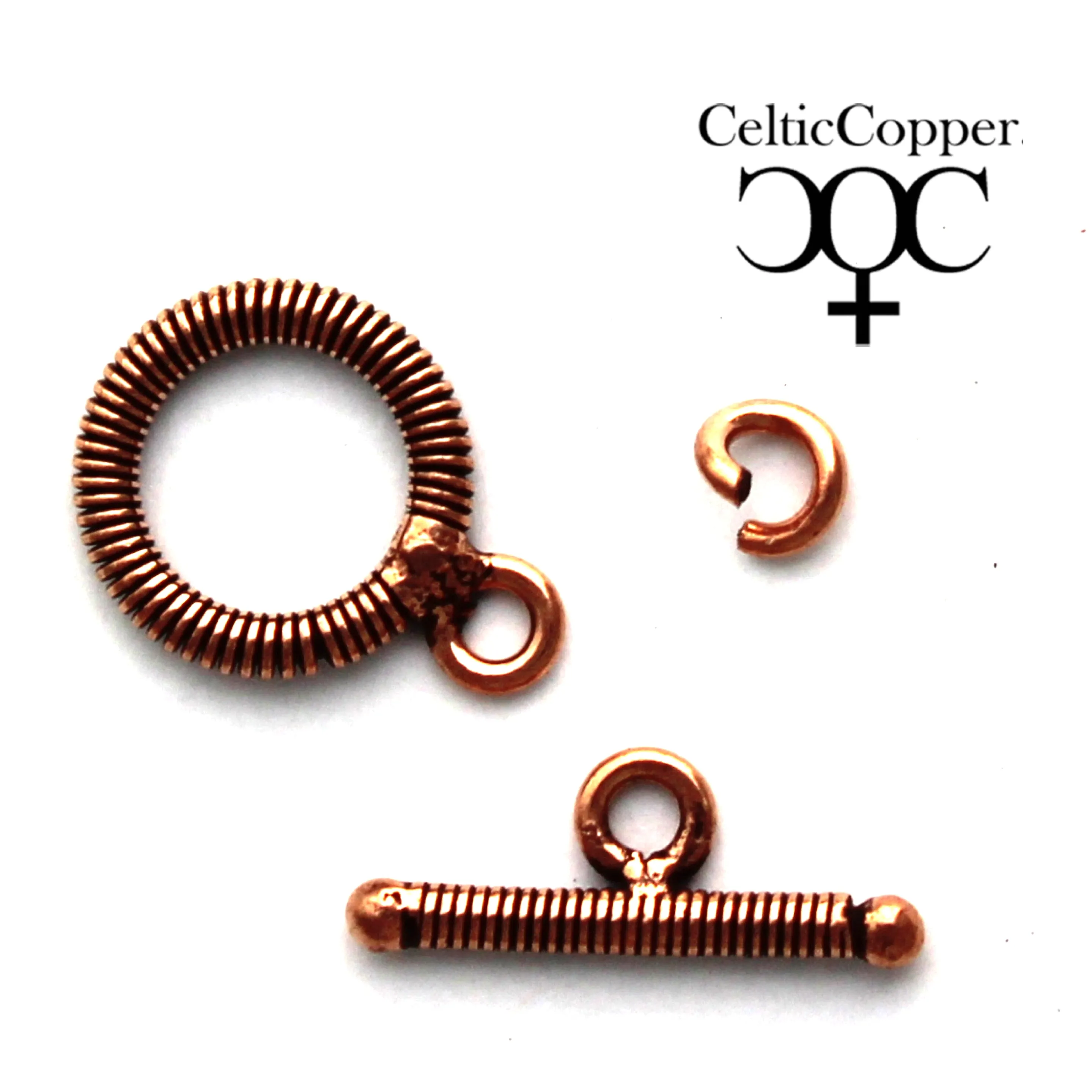 Medium Copper Clasp 16mm Toggle Jewelry Supplies Copper Findings Copperplated Brass T Bar Clasp