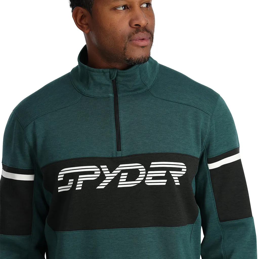 Mens Speed Fleece Half Zip - Cypress Green