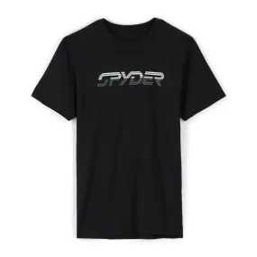 Mens Spyder Retro Logo Tee - Black (2022)