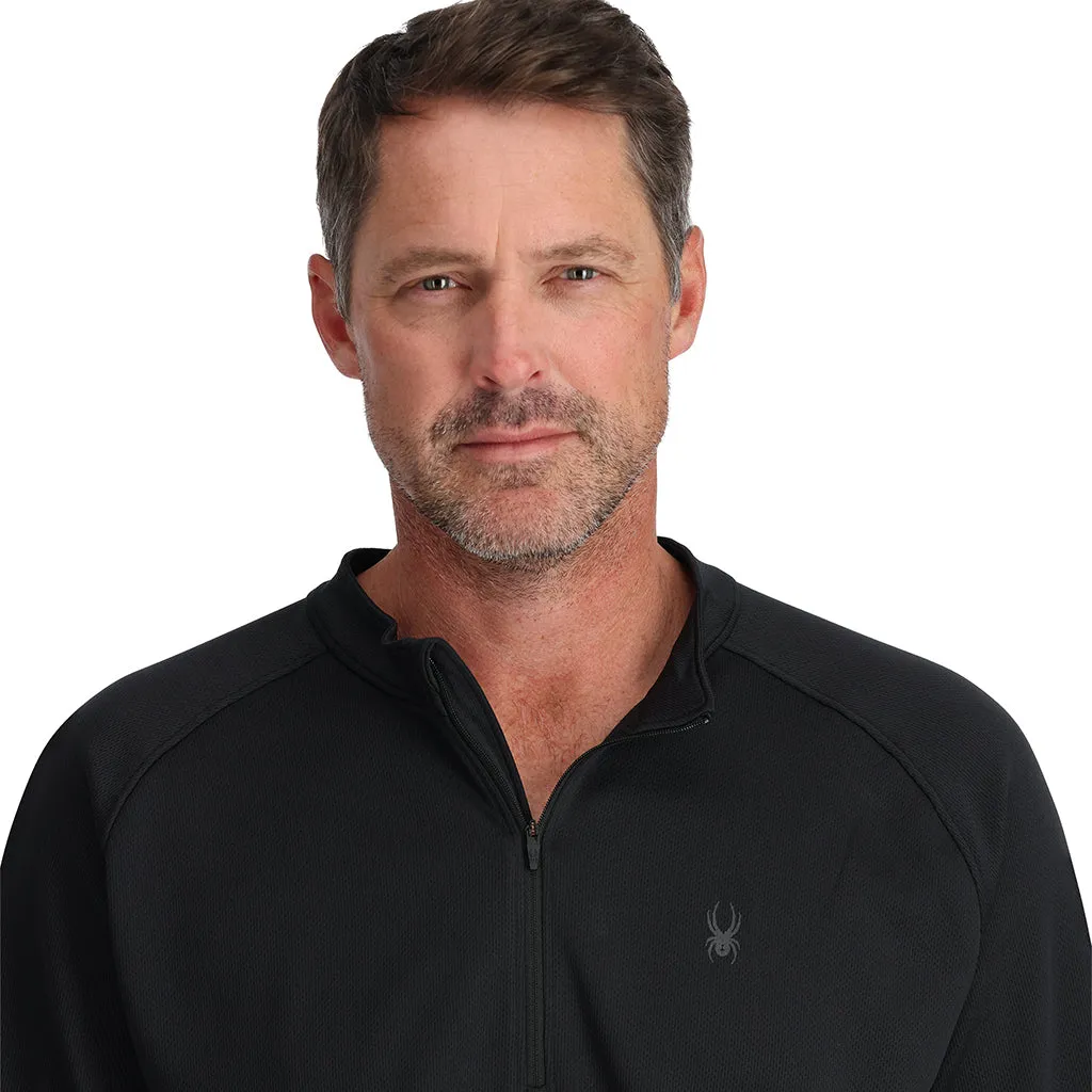 Mens Turner Half Zip - Black