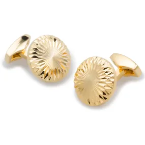 Michael Faraday Gold Cufflinks