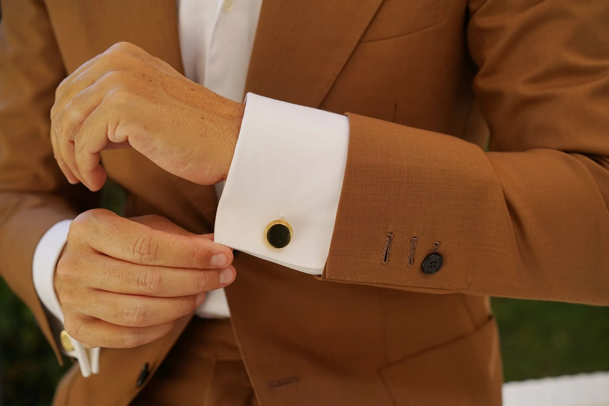 Napoleon Bonaparte Gold Cufflinks