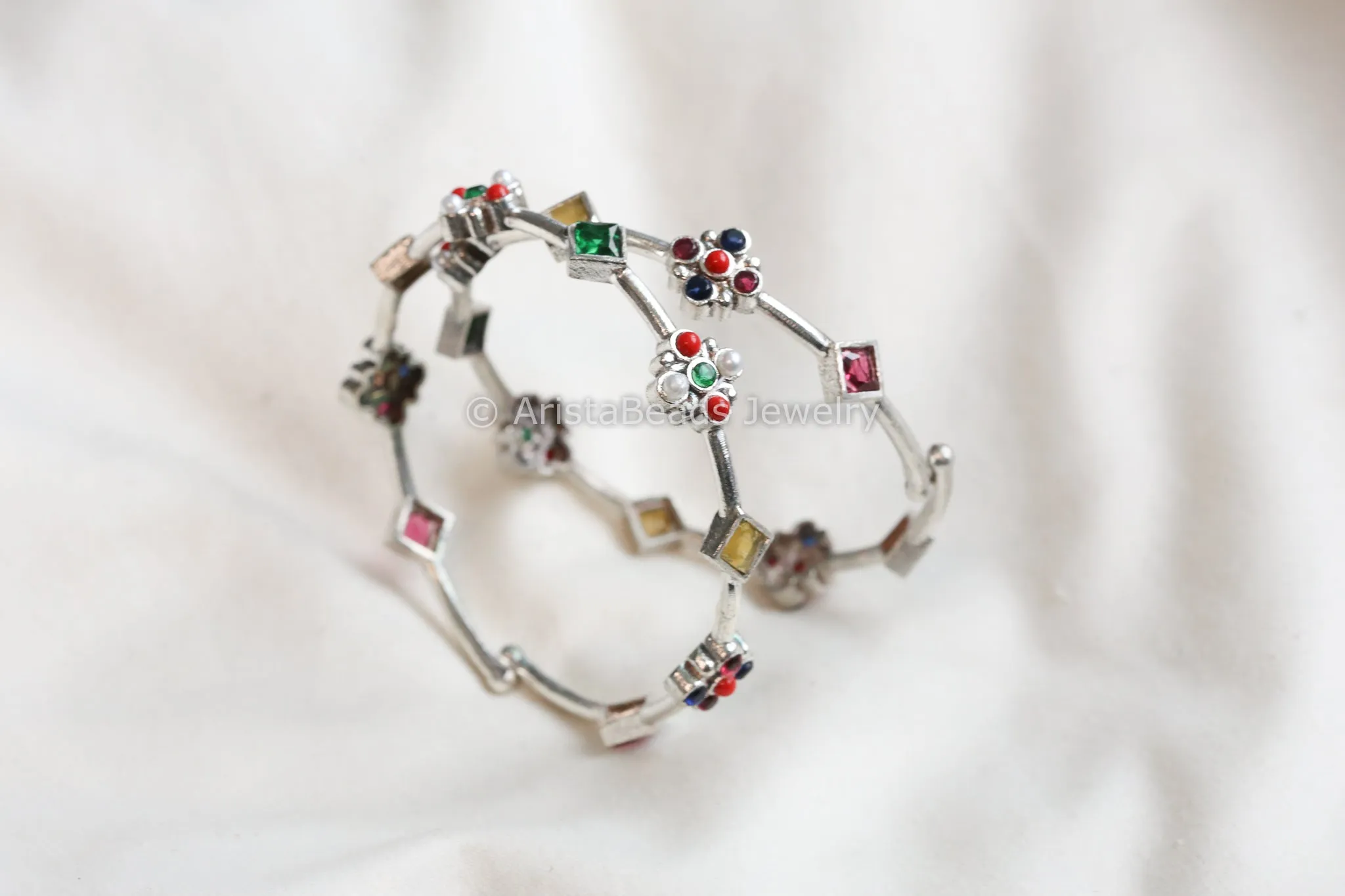 Openable Kemp Stone Bangle (ABJ-B101-4)