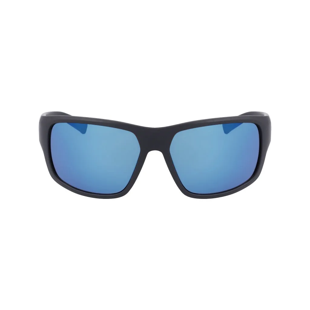 Oversized Retro Wrap Sunglasses - Graphite