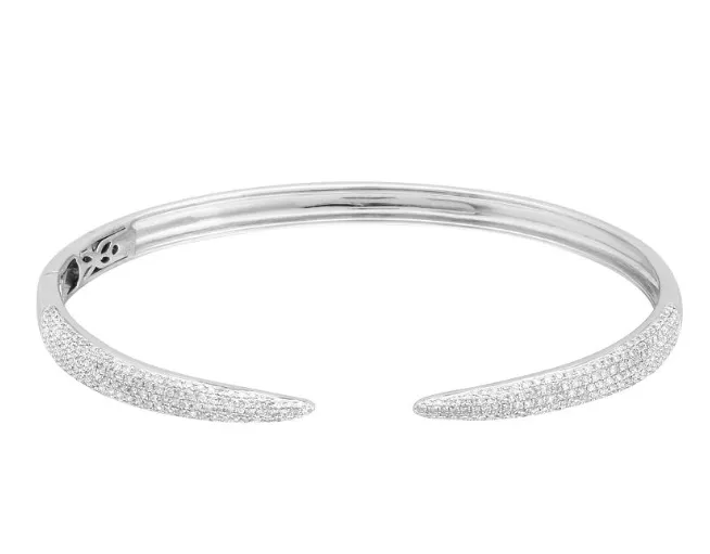 Pave Claw Bangle