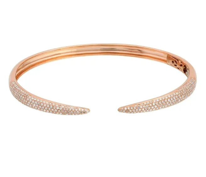 Pave Claw Bangle