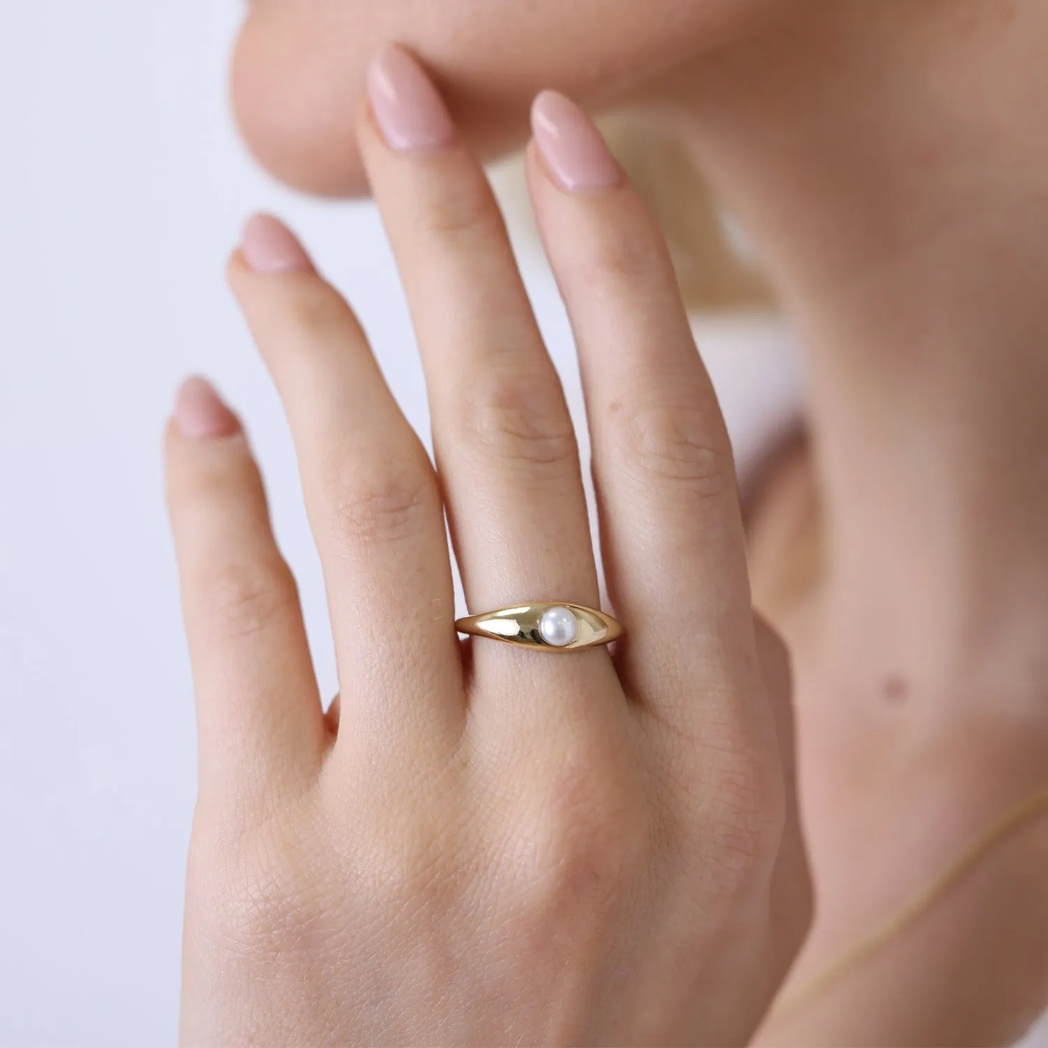 Pearl Dome Ring