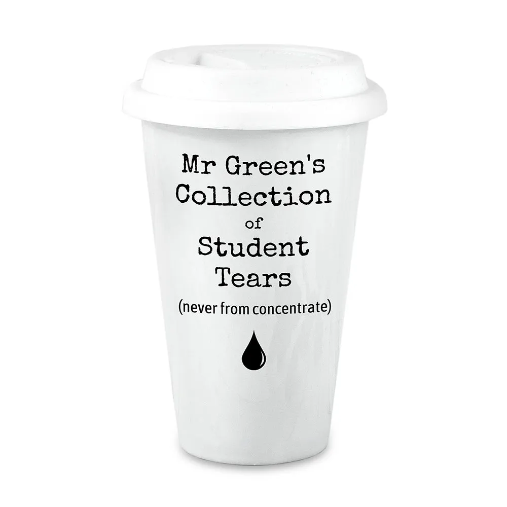 Personalised Students Tears Travel Mug