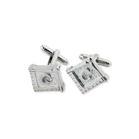 Polished Sgian Dubhs Masonic Cufflinks