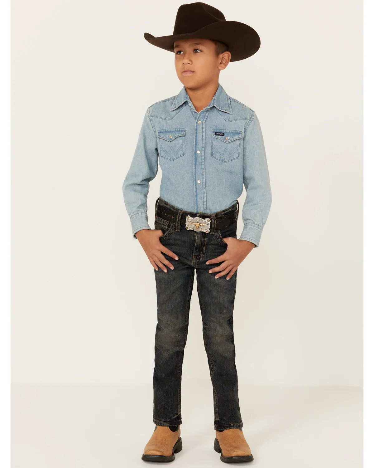 Product Name:  Cody James Little Boys' Barn Sour Dark Wash Slim Stretch Straight Jeans