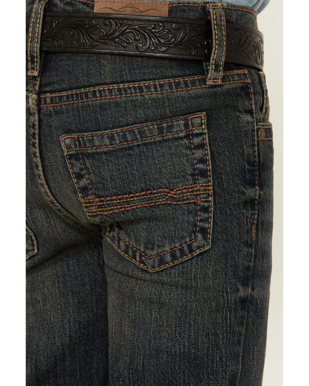 Product Name:  Cody James Little Boys' Barn Sour Dark Wash Slim Stretch Straight Jeans