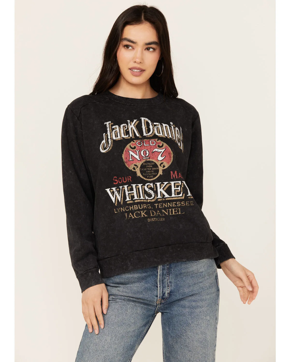 Product Name:  Jack Daniels Women's Sour Mash Crewneck Sweatshirt