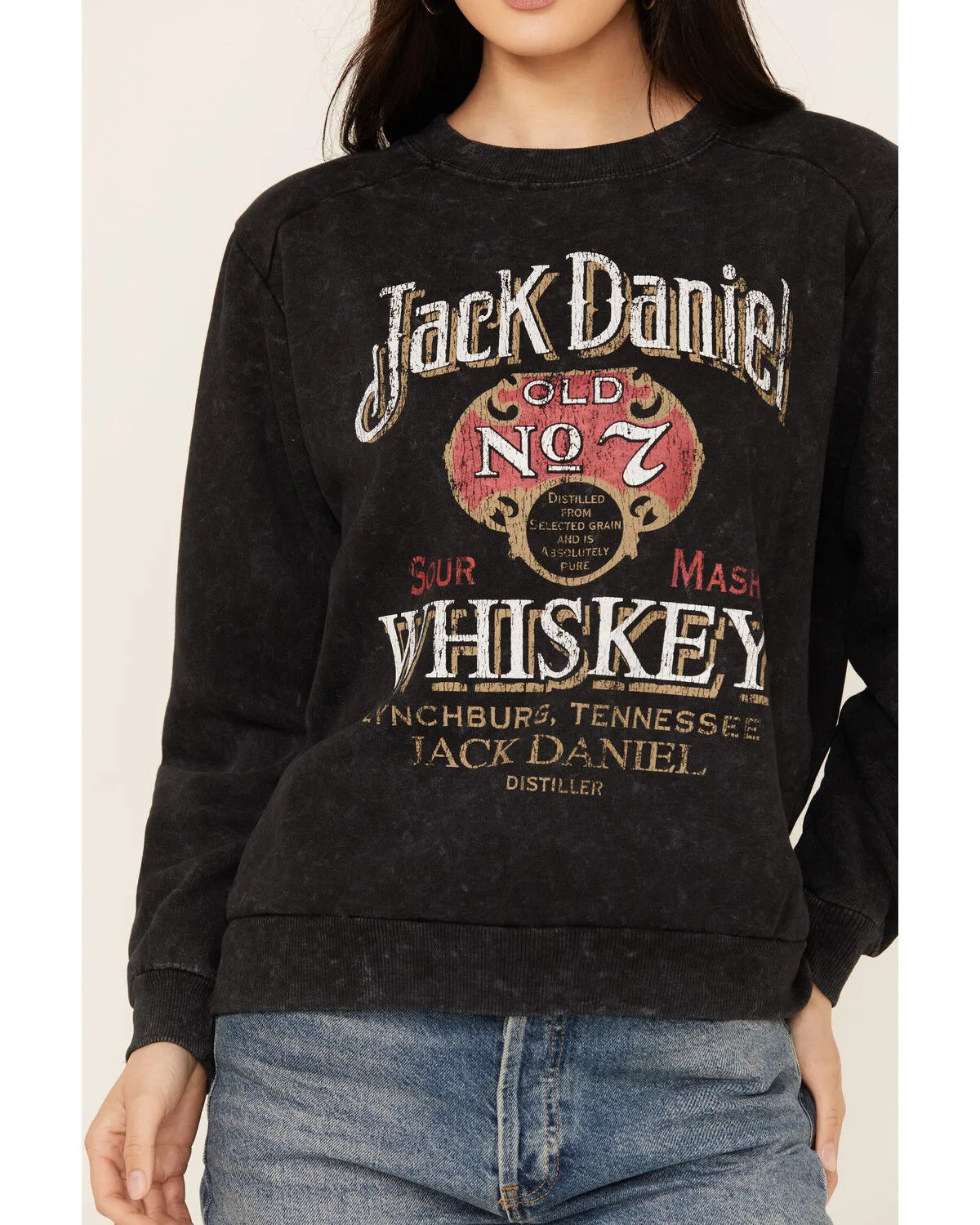 Product Name:  Jack Daniels Women's Sour Mash Crewneck Sweatshirt