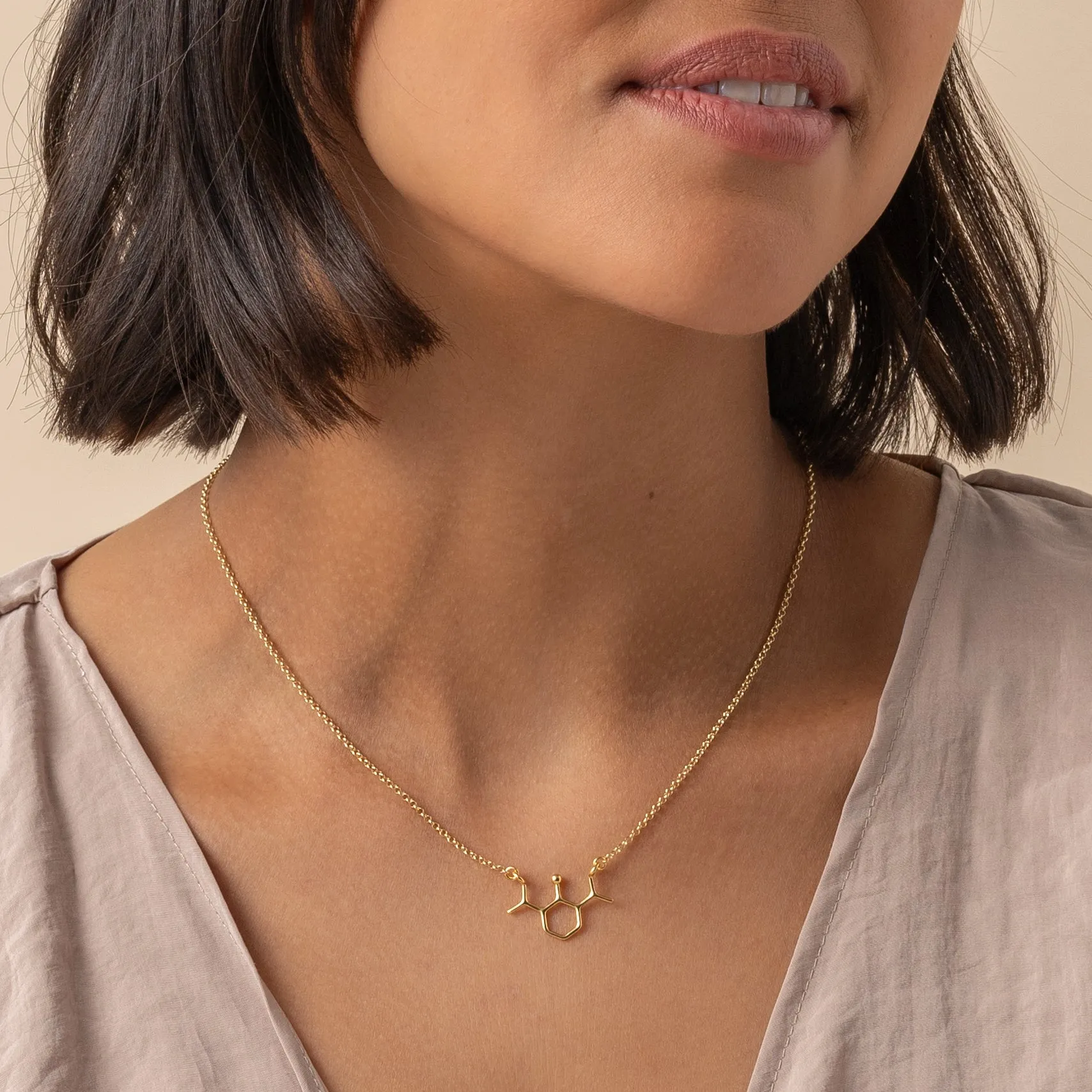 propofol necklace | gold vermeil