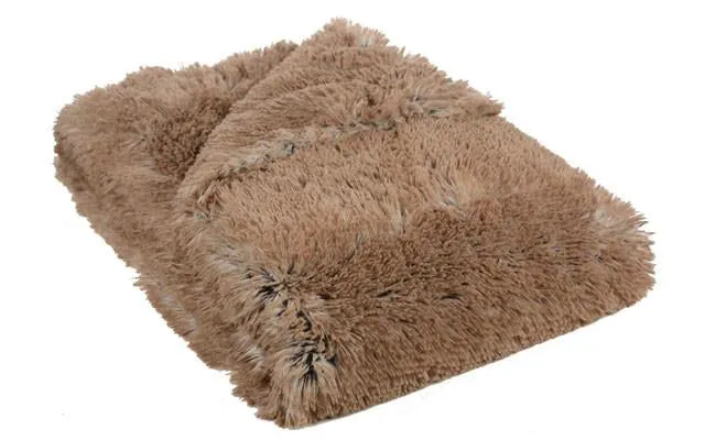 Red Fox Luxury Faux Fur Throw