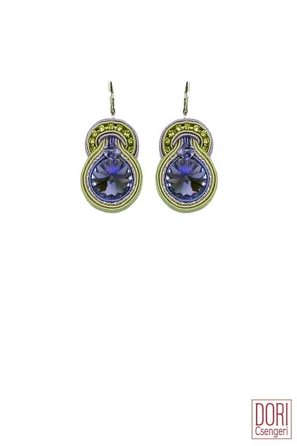 Reflection Purple Earrings