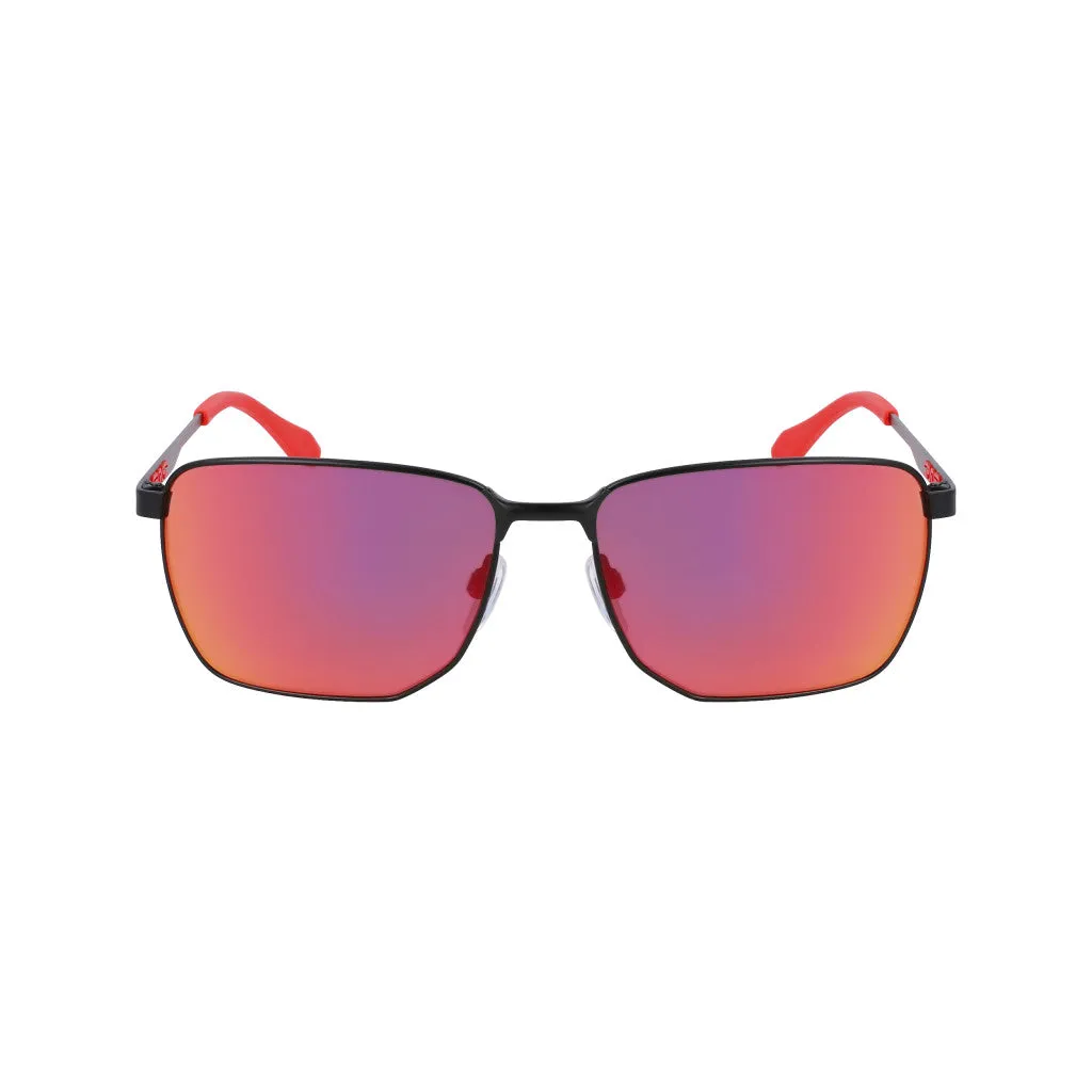 Retro Metal Square Sunglasses - Black