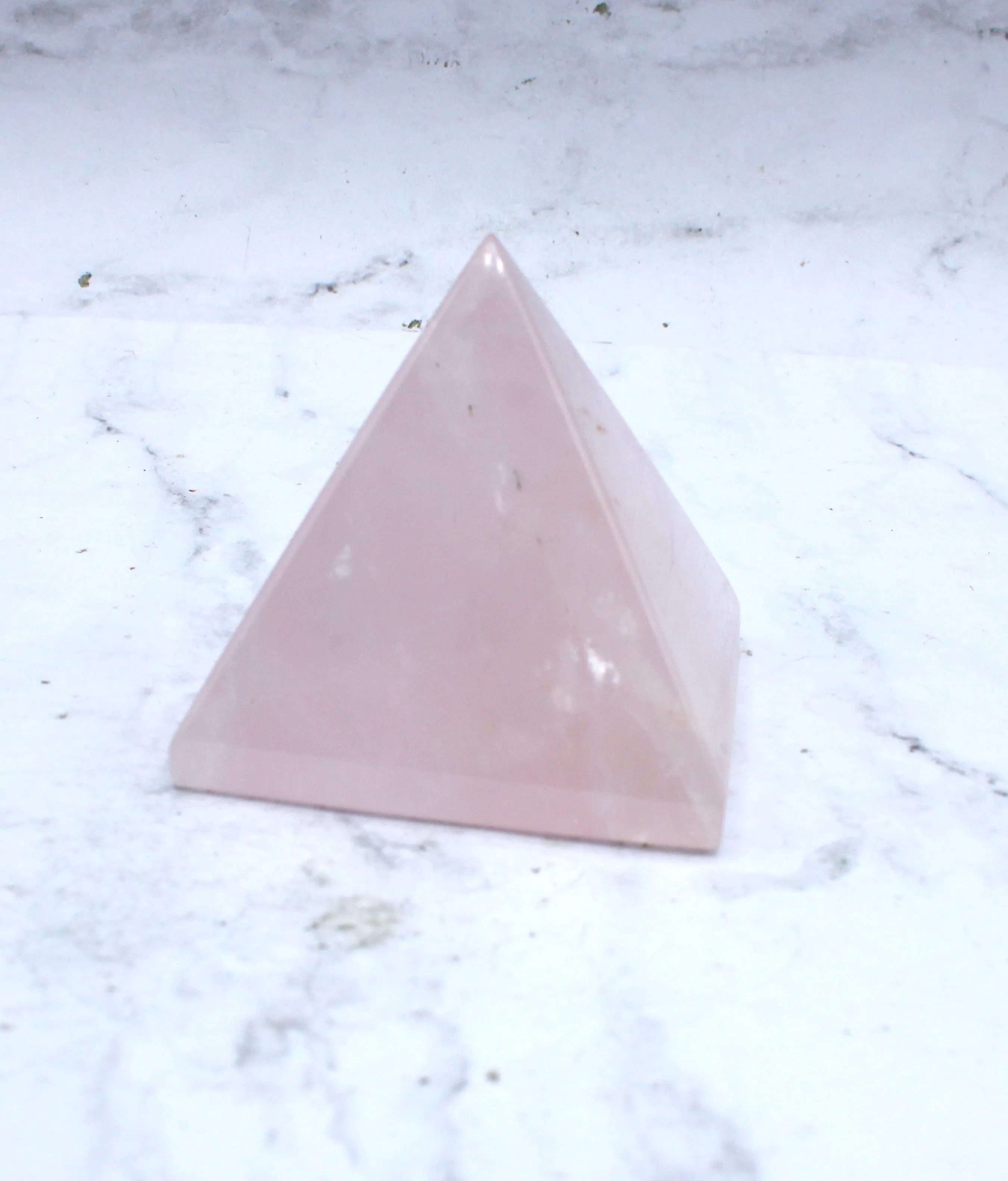 Rose Quartz Pyramid