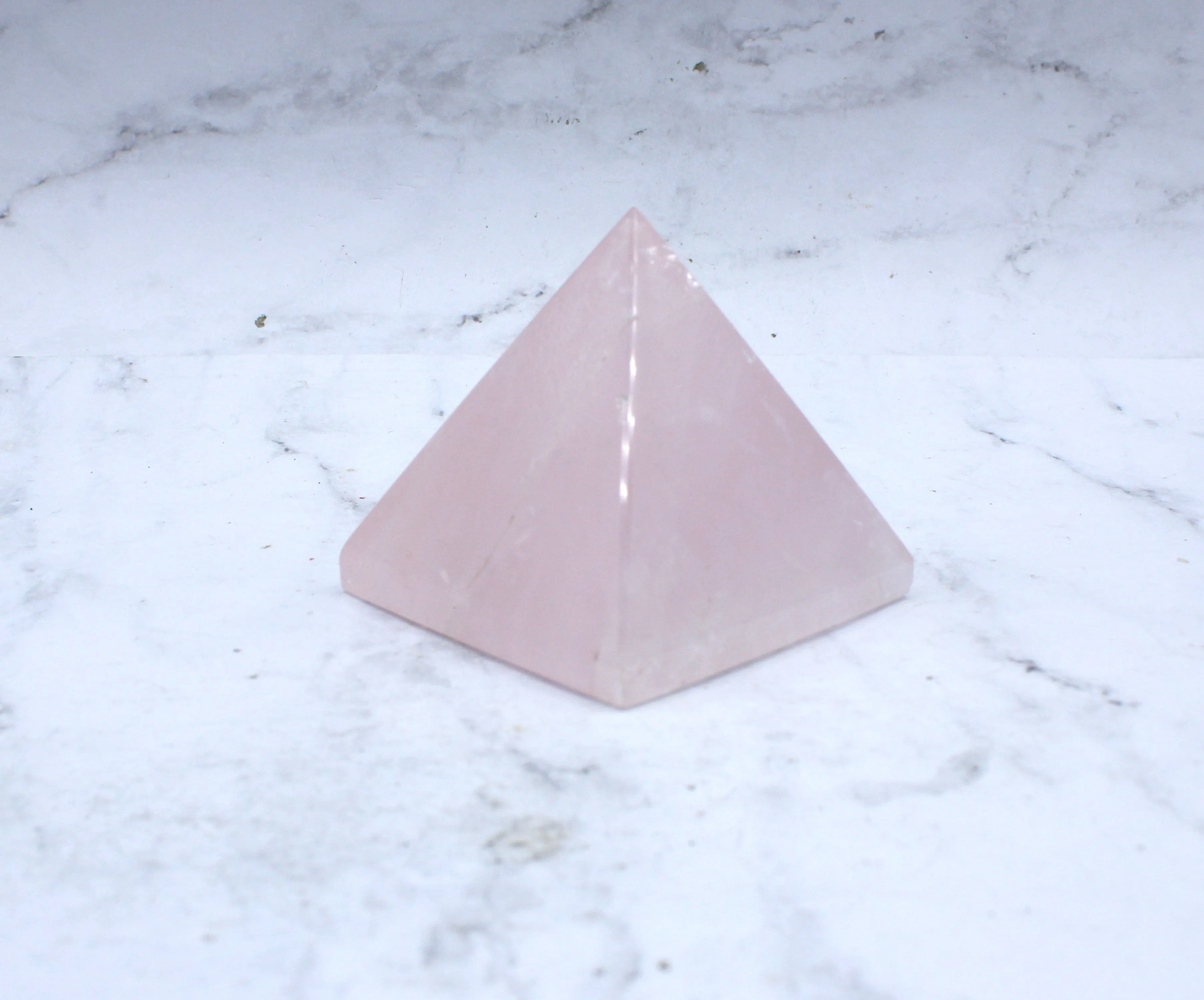 Rose Quartz Pyramid