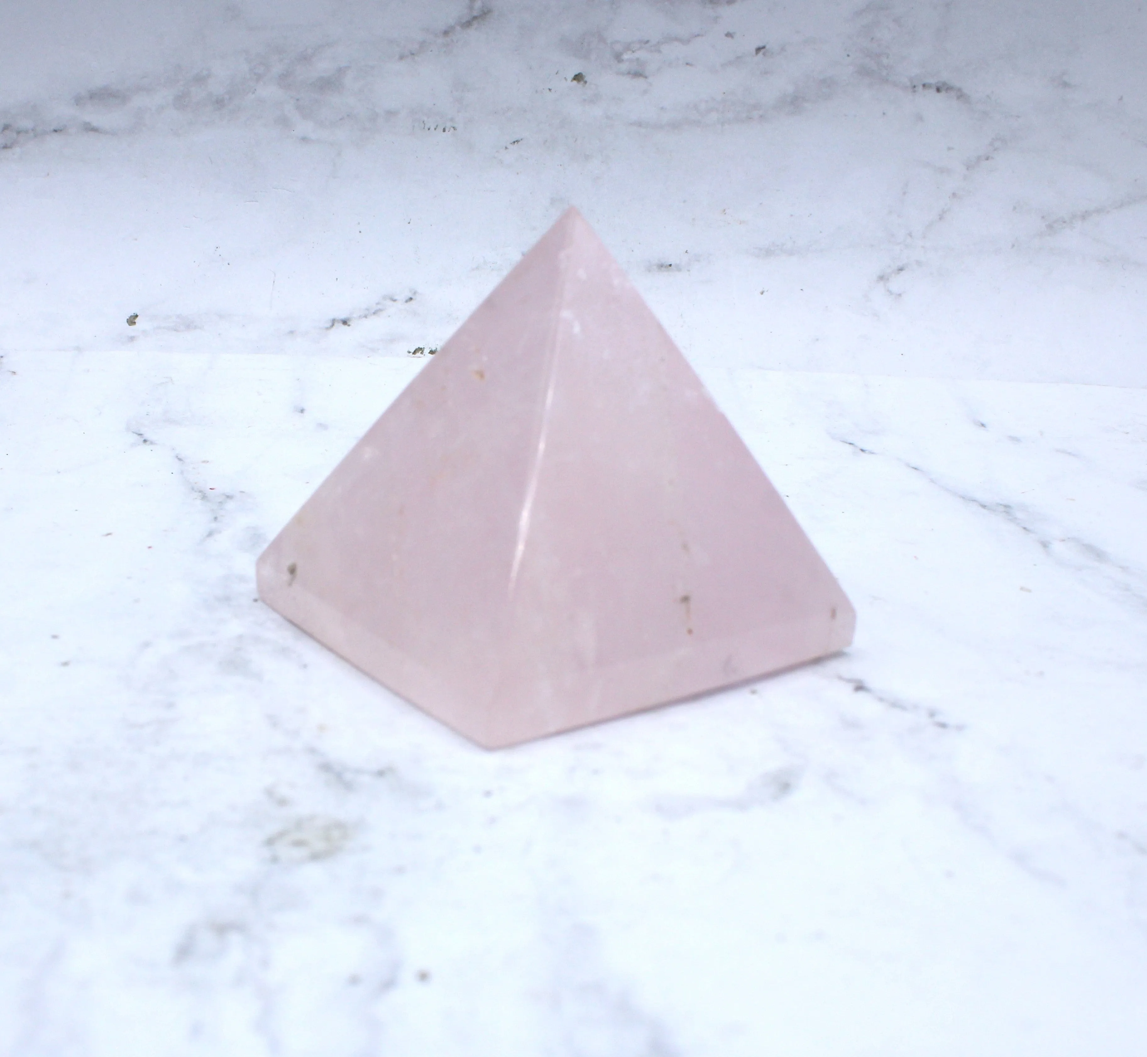 Rose Quartz Pyramid