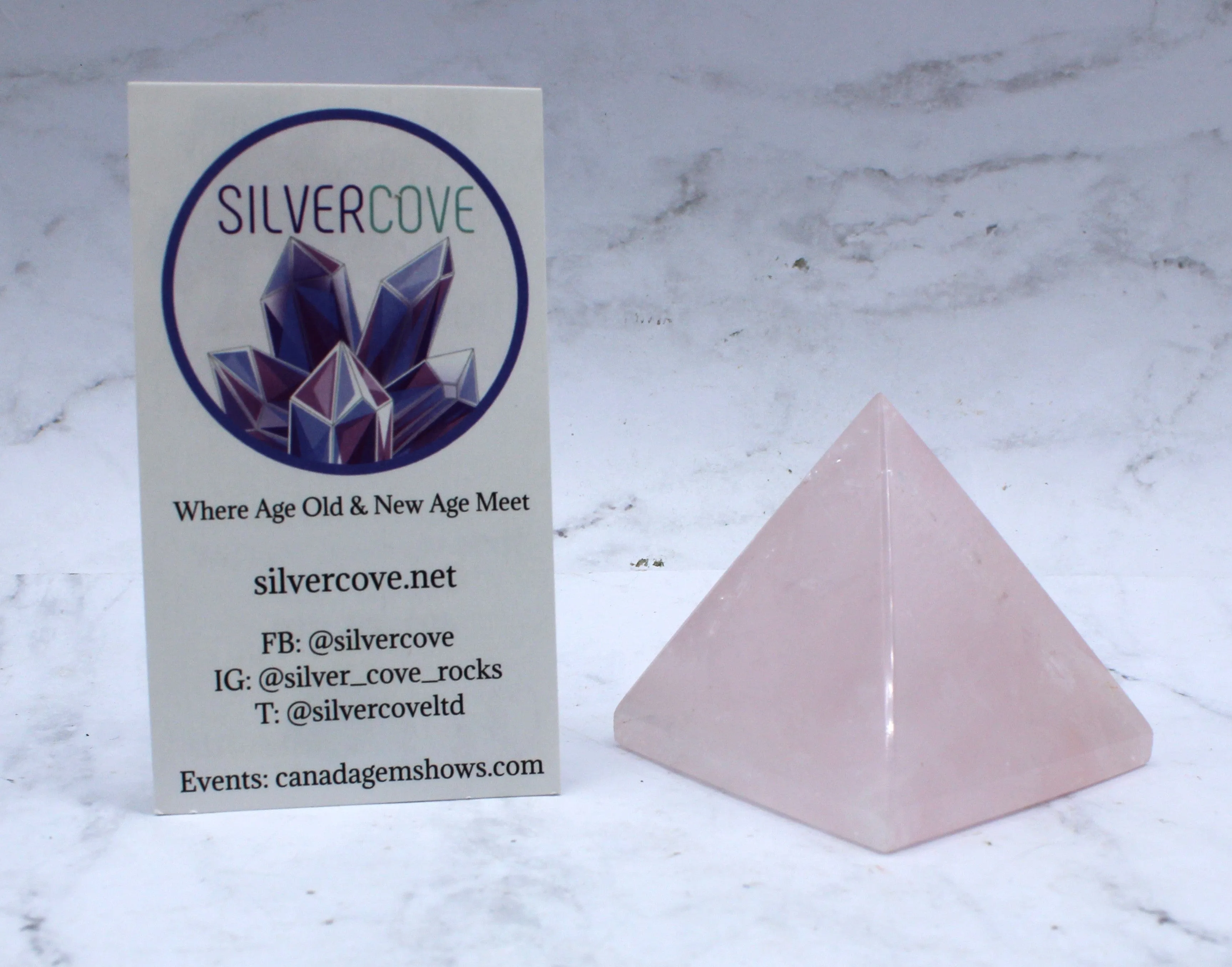 Rose Quartz Pyramid