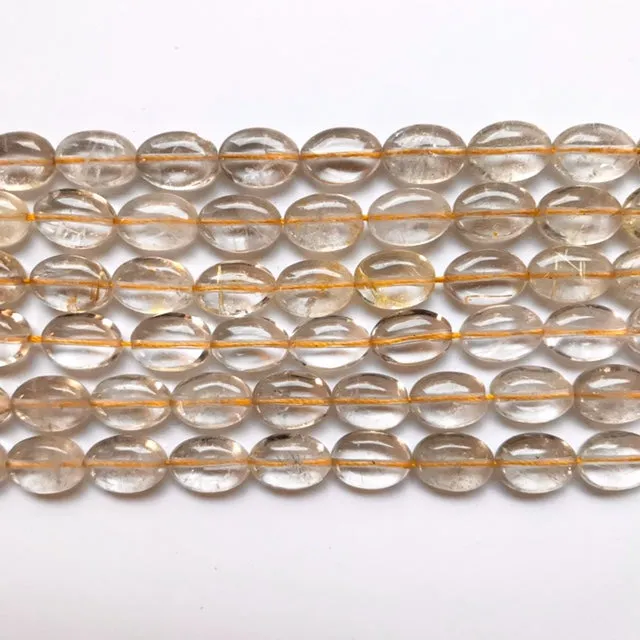 Rutilated Quartz Oval 9x13mm