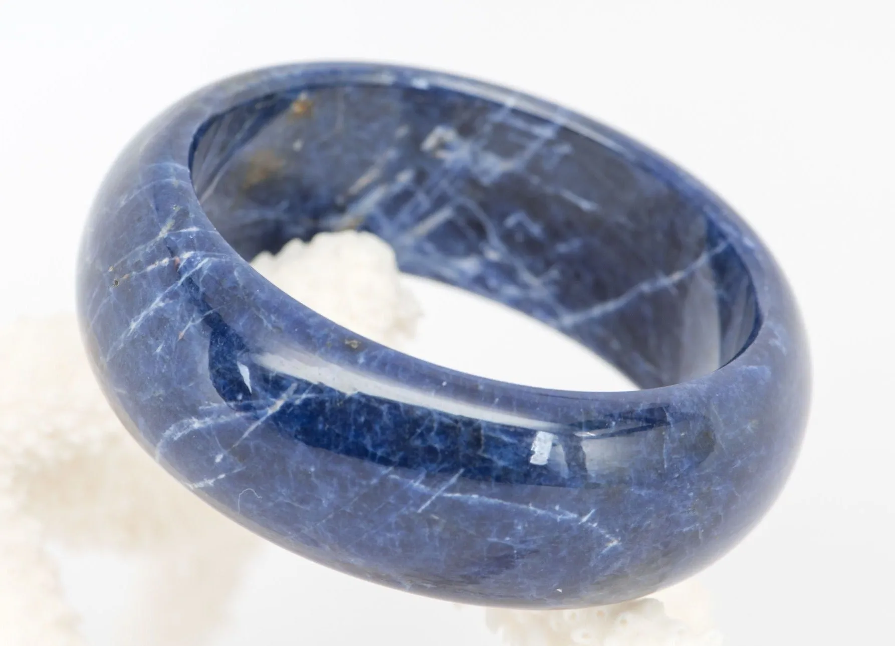 Small Wrist S 53mm Internal Diameter Natural Sodalite Bangle R2020