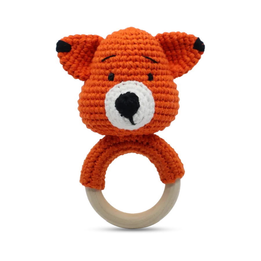 Snuggle Buddies Fox - Ring Rattle