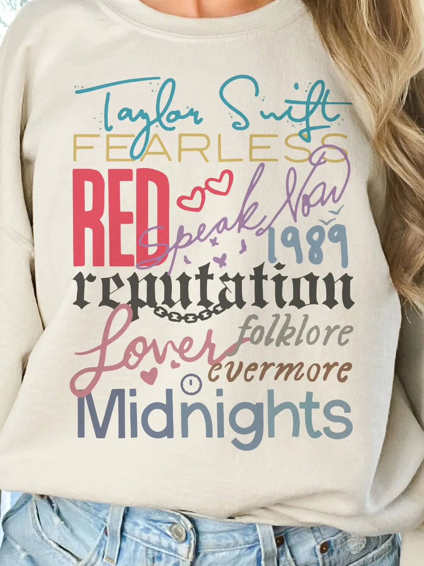 Song Titles Sweatshirt