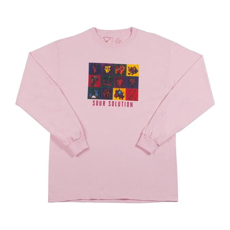 SOUR LSD L/S TEE - PINK