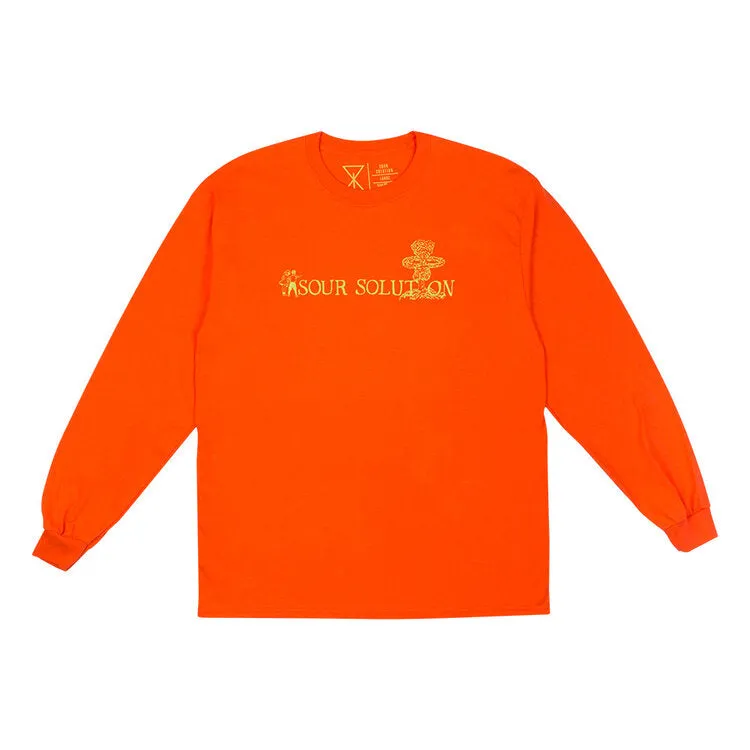 SOUR NUCLEAR L/S TEE - ORANGE