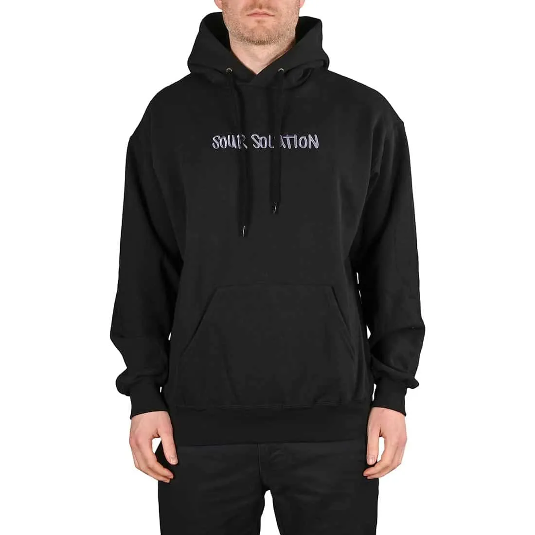 Sour Solution Doodle Pullover Hoodie – Black