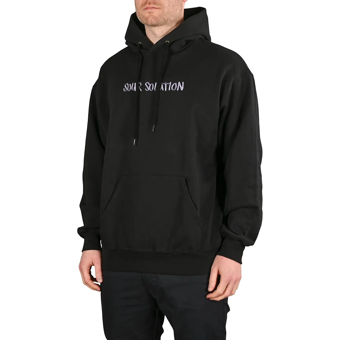 Sour Solution Doodle Pullover Hoodie – Black