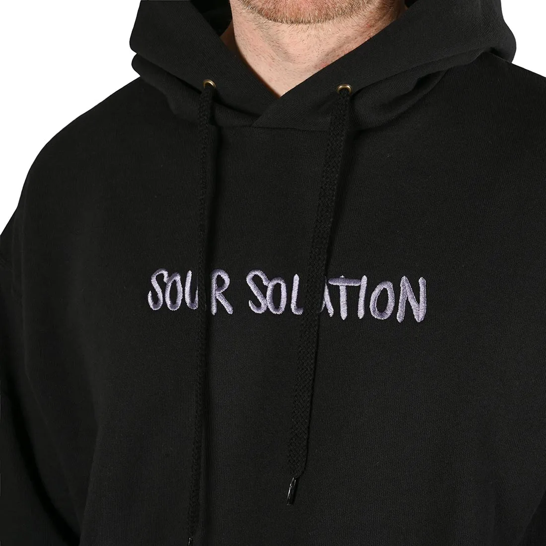 Sour Solution Doodle Pullover Hoodie – Black