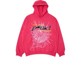 Sp5der Hoodie Pink