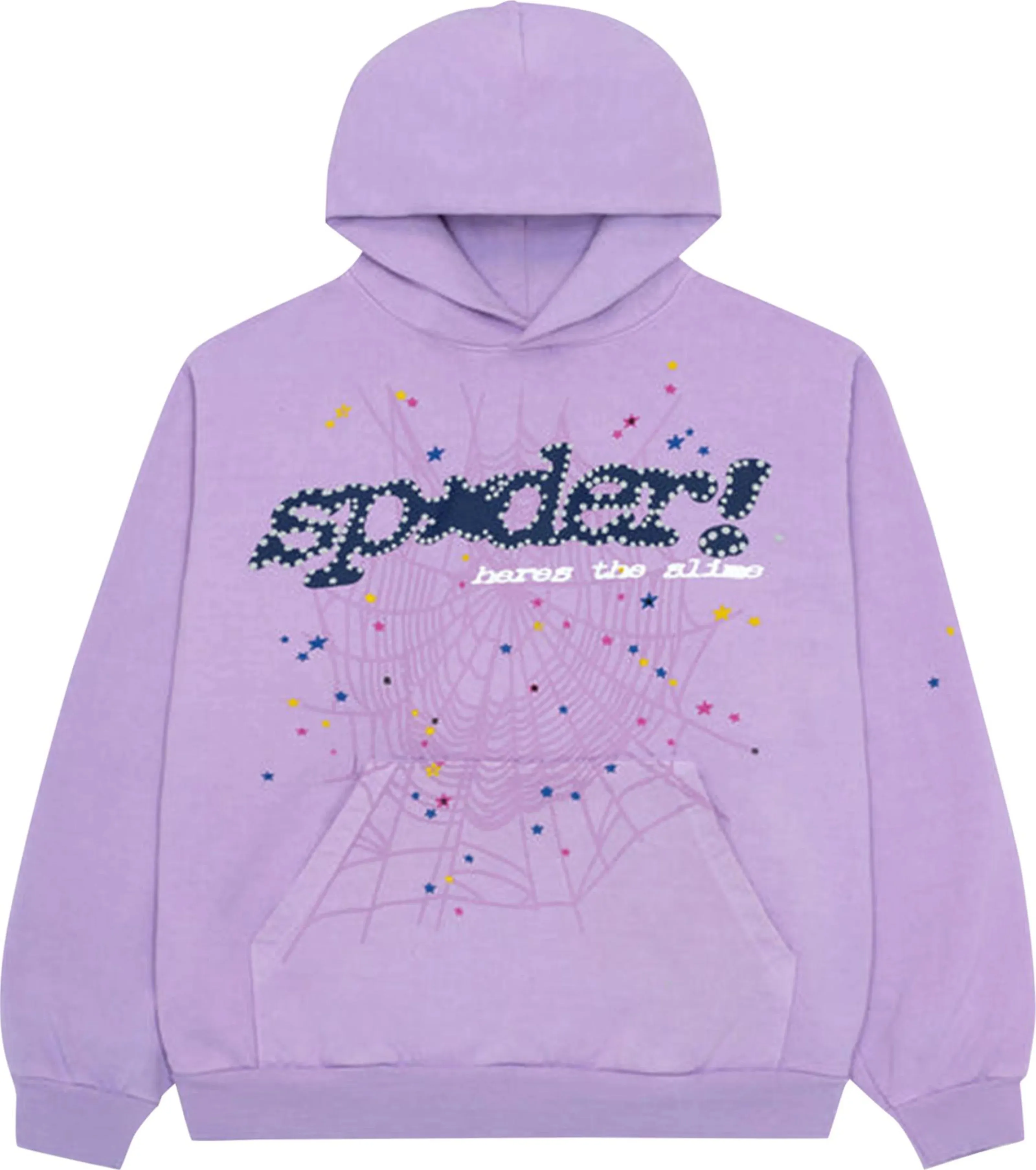 Sp5der Hoodie Purple