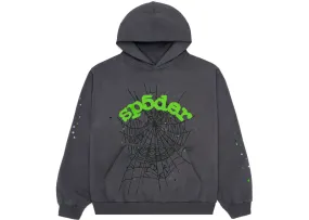 Sp5der Hoodie Slate Grey