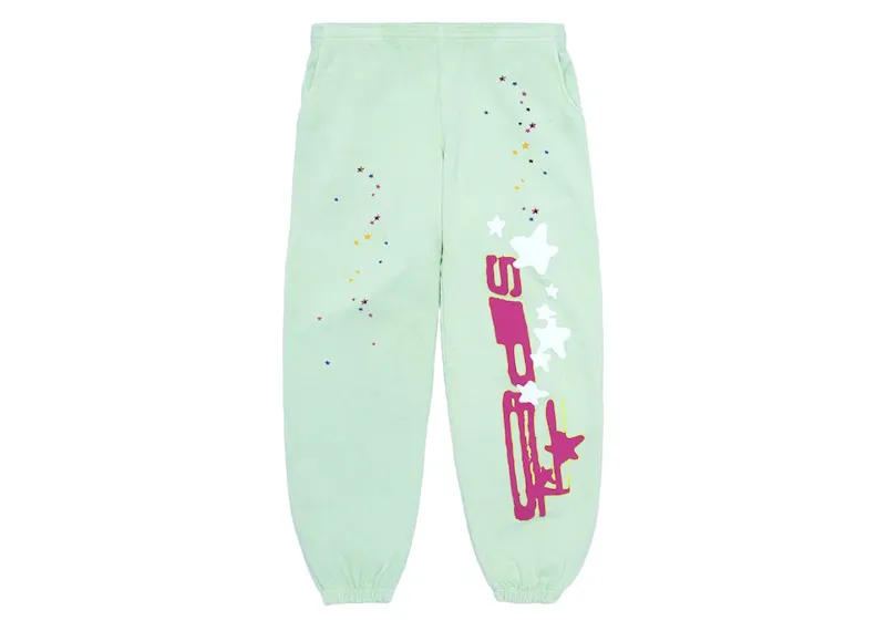 Sp5der Mint Sweatpants