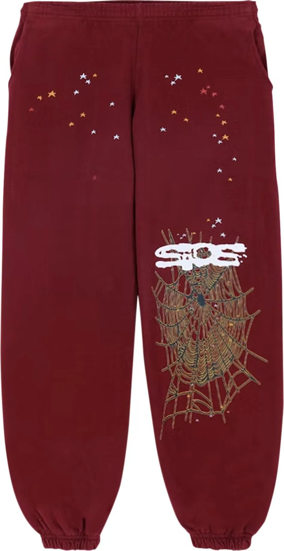 Sp5der - Sweatpants - Burgundy