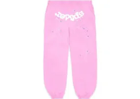 Sp5der Sweatpants Pink