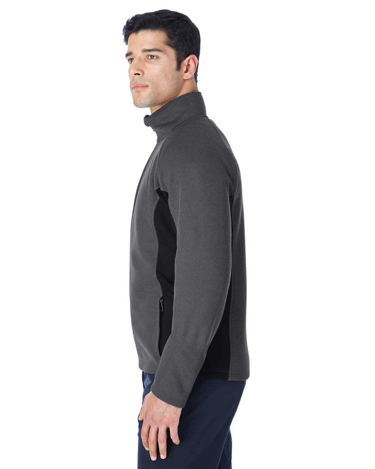 Spyder Constant Full Zip Sweater Fleece Polar/ Blk/ Blk 187330