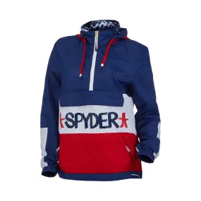 Spyder Haze USA Windbreaker Rain Jacket Blue