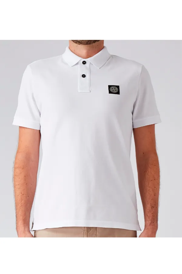 Stone Island Basic Polo White