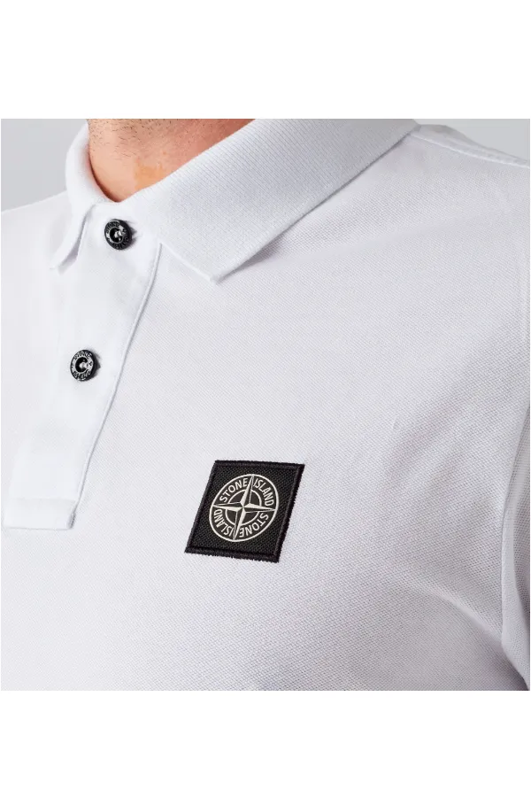 Stone Island Basic Polo White