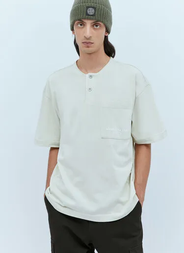 STONE ISLAND  |Crew Neck Street Style Cotton Short Sleeves Logo