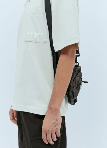 STONE ISLAND  |Crew Neck Street Style Cotton Short Sleeves Logo